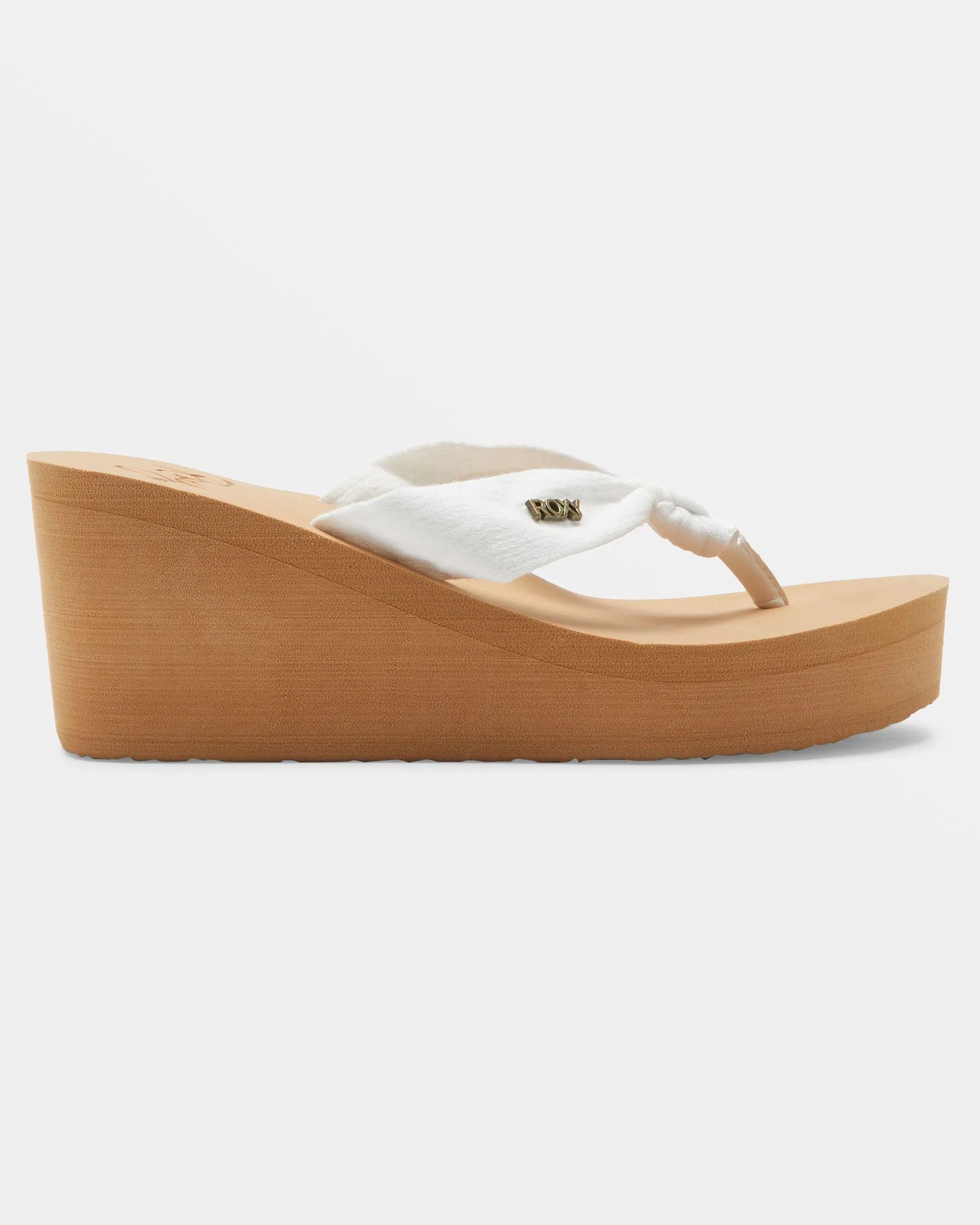 Mellie Platform Wedge Sandals - White sold by Roxy product image thumbnail 3
