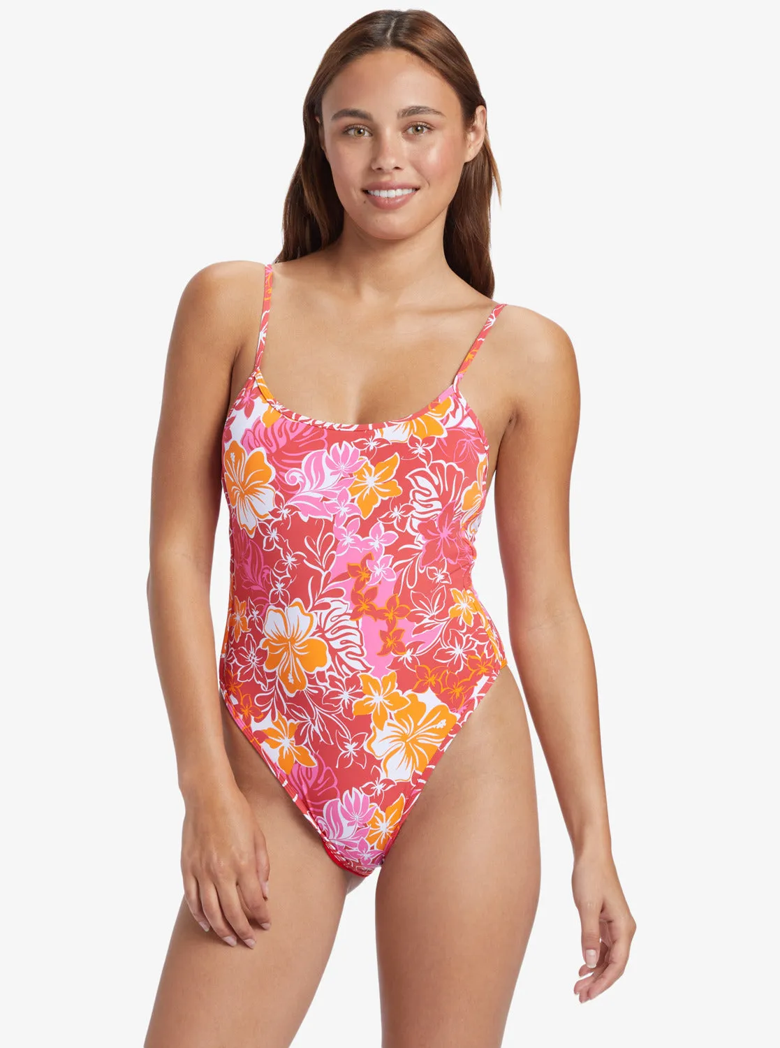 Sea Spray One-Piece Swimsuit - Hilo Hibiscus sold by Roxy