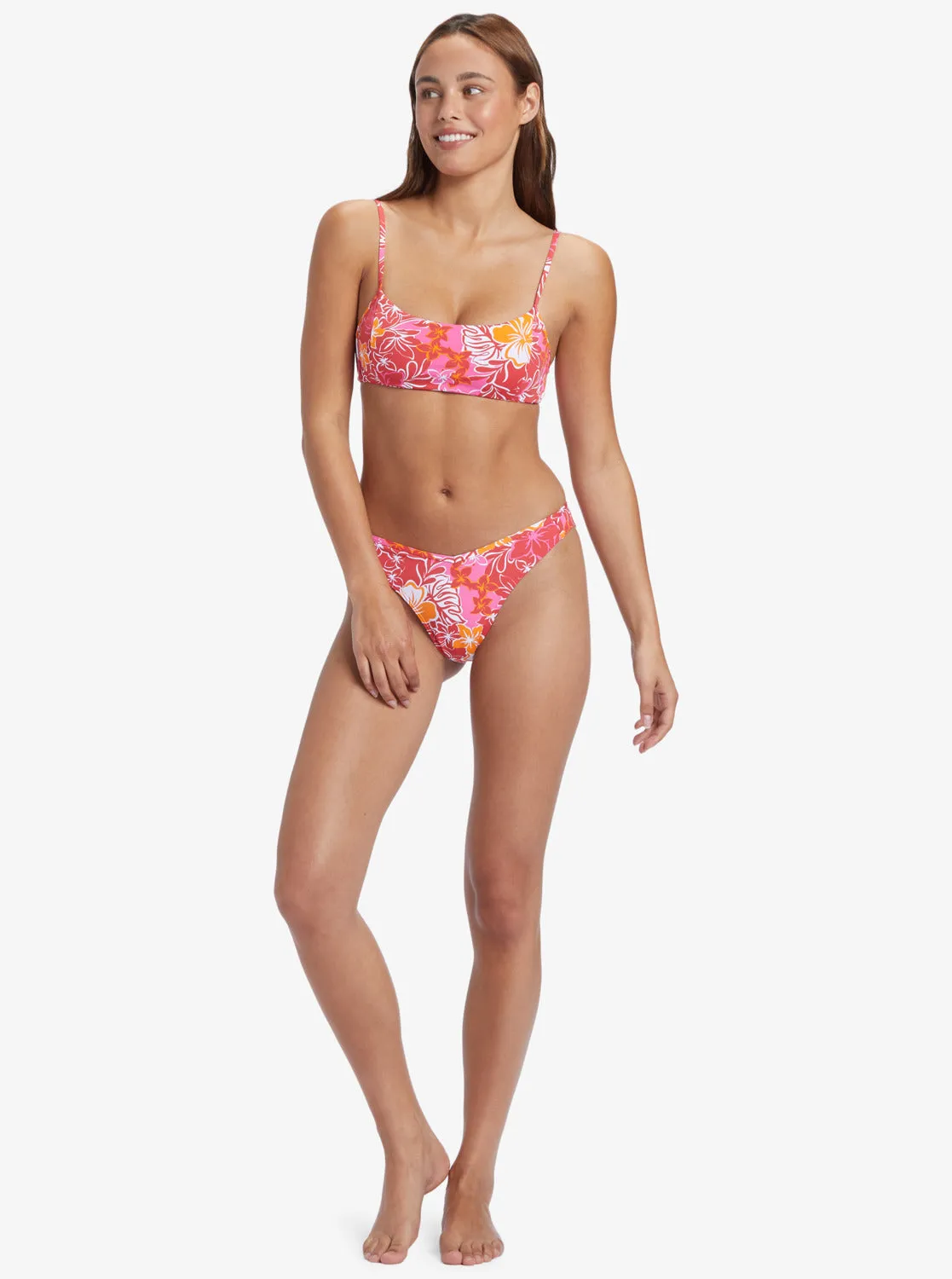 Sea Spray Cheeky Bikini Bottoms - Hilo Hibiscus sold by Roxy product image thumbnail 5