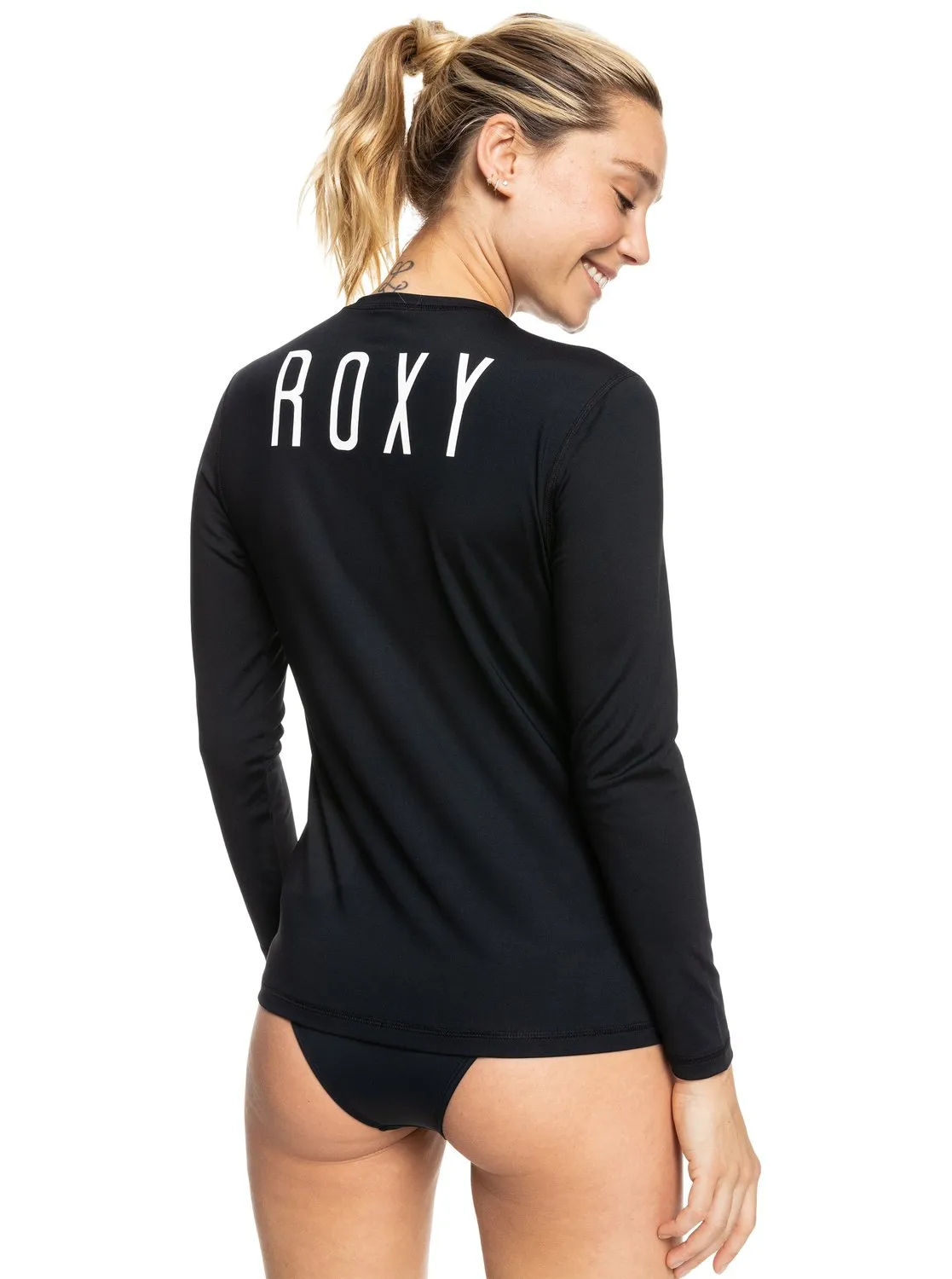 Enjoy Waves Long Sleeve UPF 50 Rashguard - Anthracite sold by Roxy product image thumbnail 4