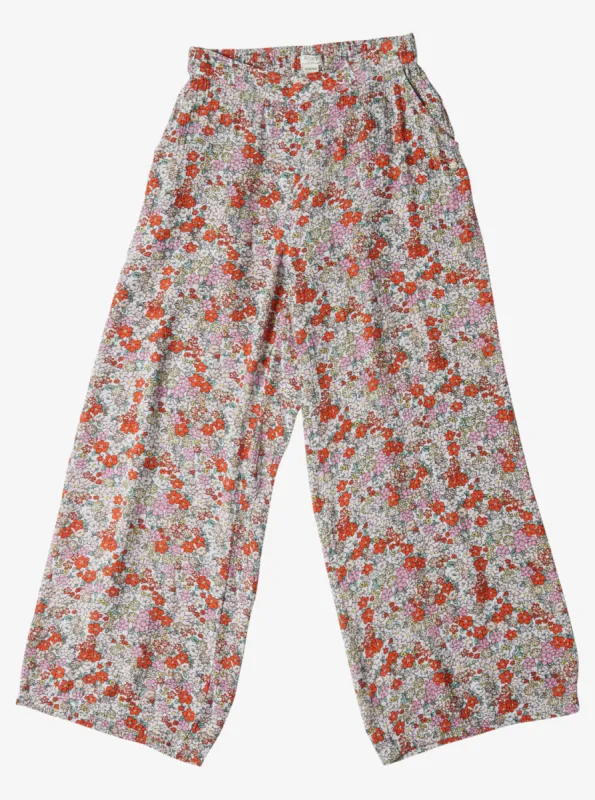 Girls' 4-16 You Found Me Palazzo Pants - Tiger Lily Autumn Ditsy sold by Roxy