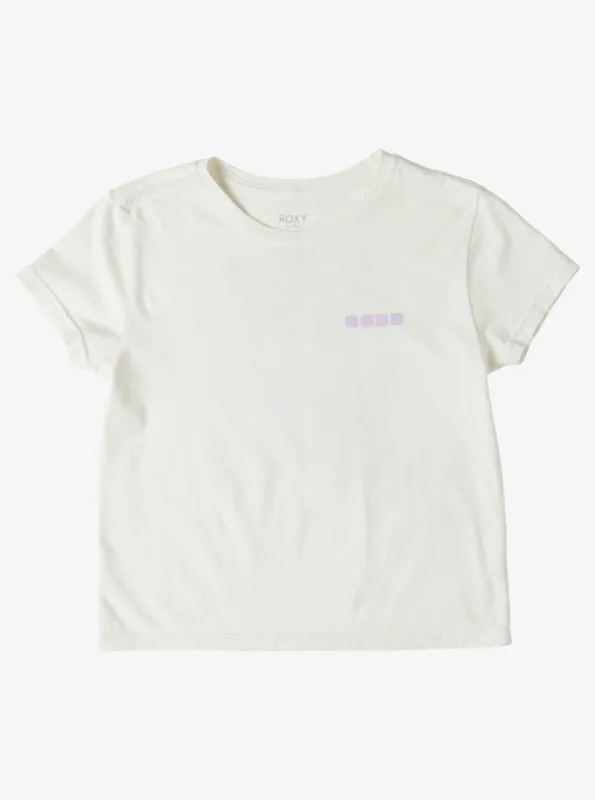 Girls 4-16 Beachy Daze Boyfriend T-Shirt - Snow White sold by Roxy