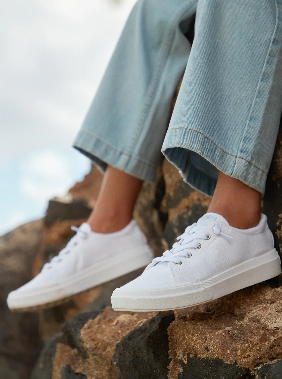 Girls 4-16 Roxy Rae Shoes - White sold by Roxy