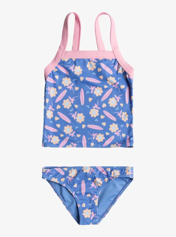 Girls 2-7 Lorem Tankini Bikini Set - Ultramarine Lorem made by Roxy