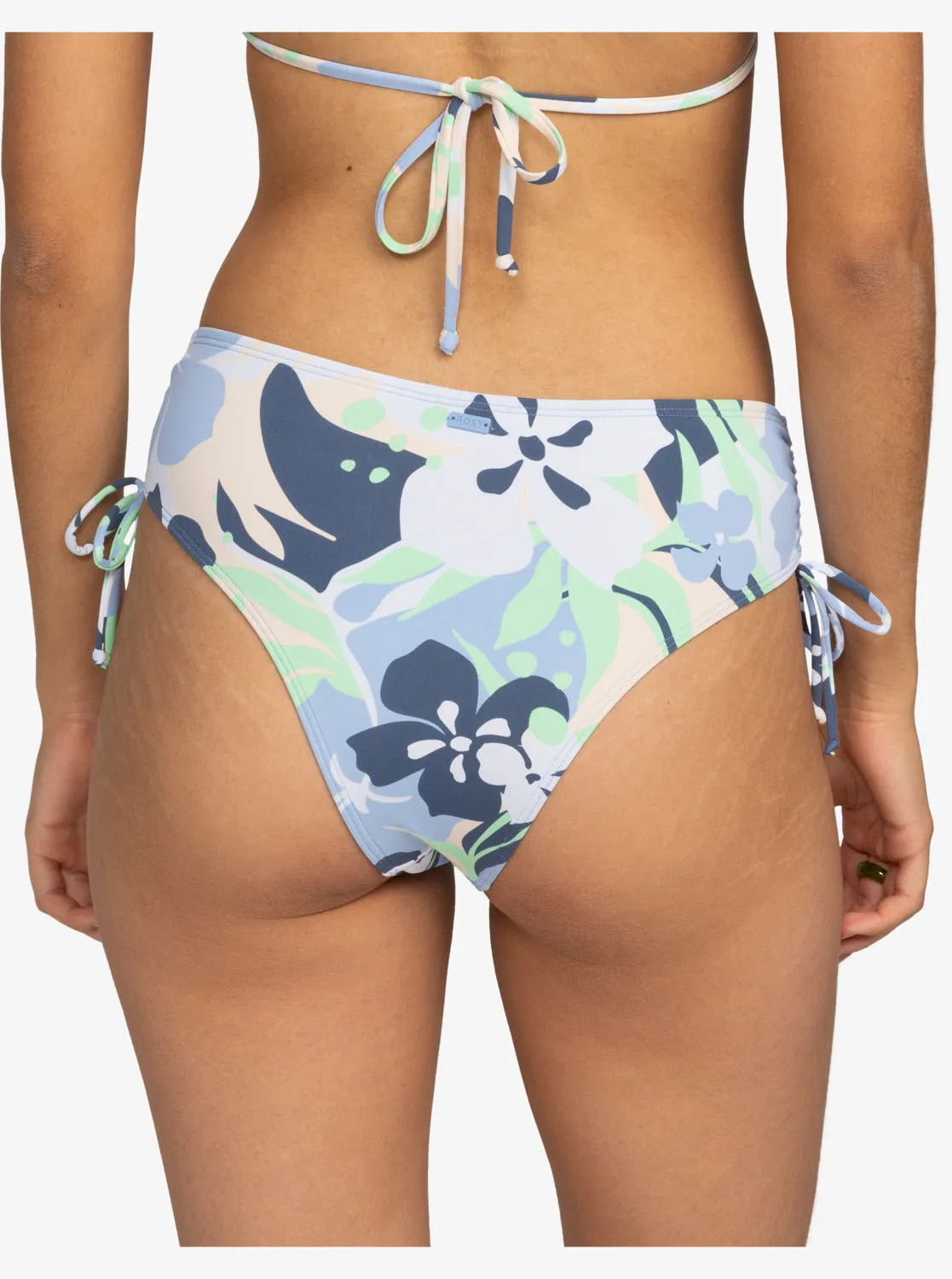 Printed Beach Classics Moderate Side-Tie Bikini Bottom - Vintage Indigo Archive Roxy sold by Roxy product image thumbnail 4