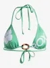 OG Roxy Tiki Triangle Bikini Top - Zephyr Green Og Roxy Small sold by Roxy