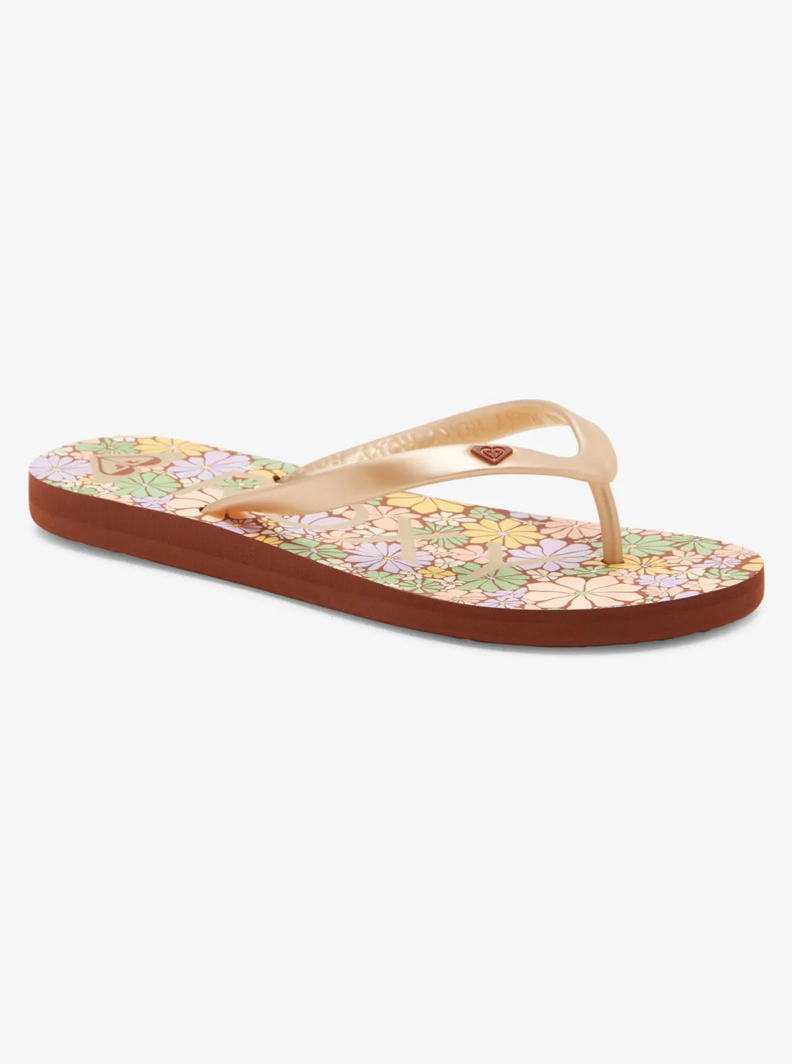 Tahiti Flip-Flops - Brown Combo sold by Roxy