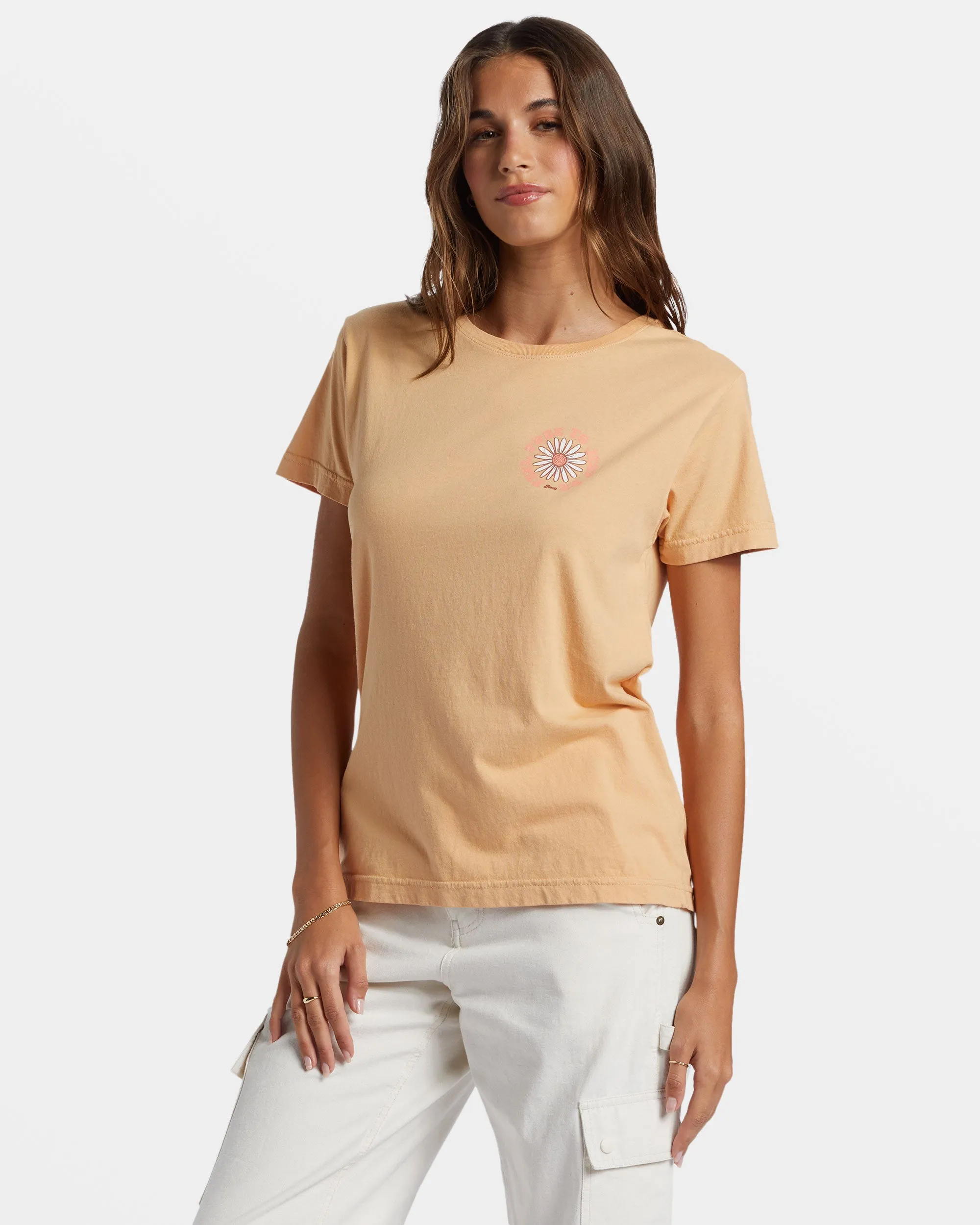 Feel Free Boyfriend T-Shirt - Porcini sold by Roxy product image thumbnail 4
