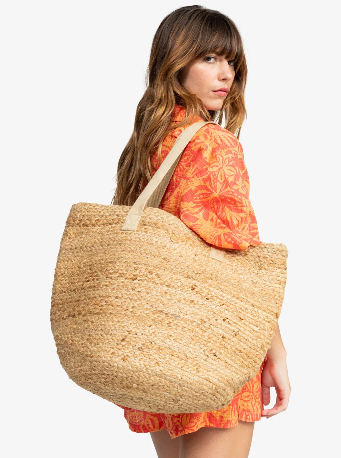 Ritual Kiss Beach Bag - Natural sold by Roxy