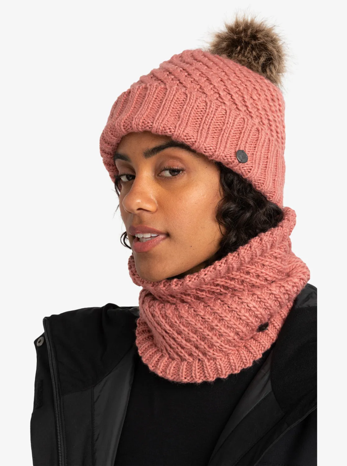 Blizzard Beanie - Dusty Rose sold by Roxy