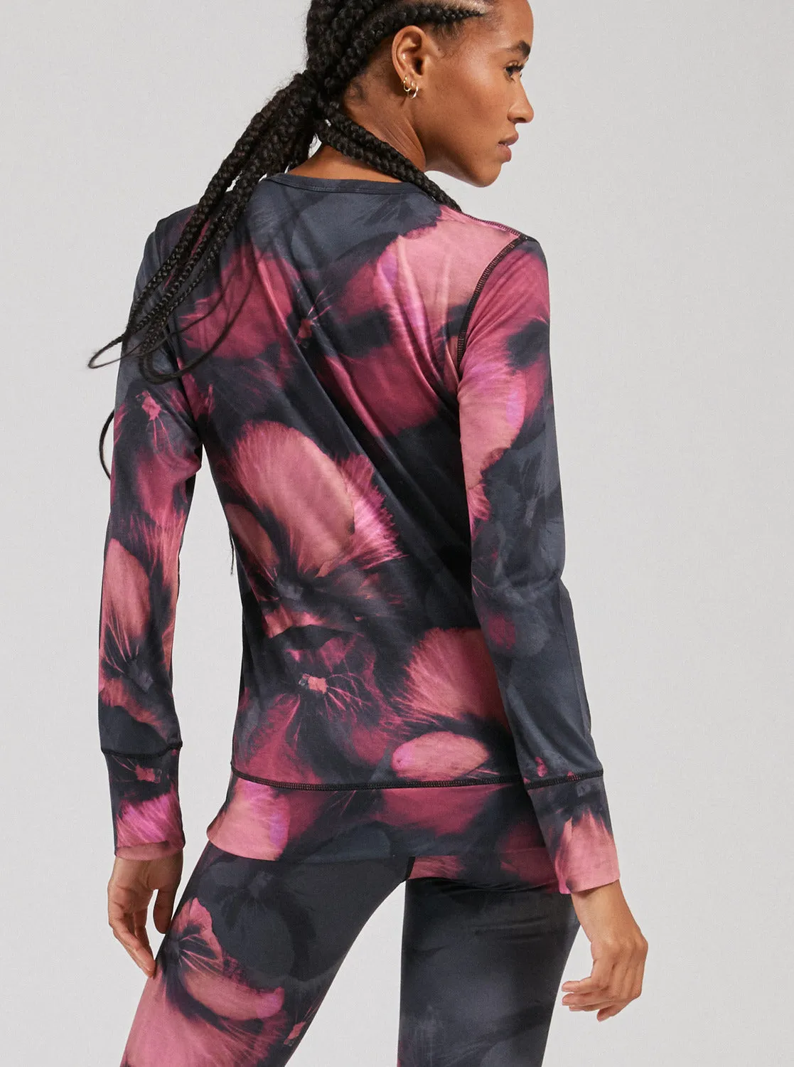 Daybreak Technical Base Layer Top - True Black Pansy Pansy sold by Roxy product image thumbnail 5