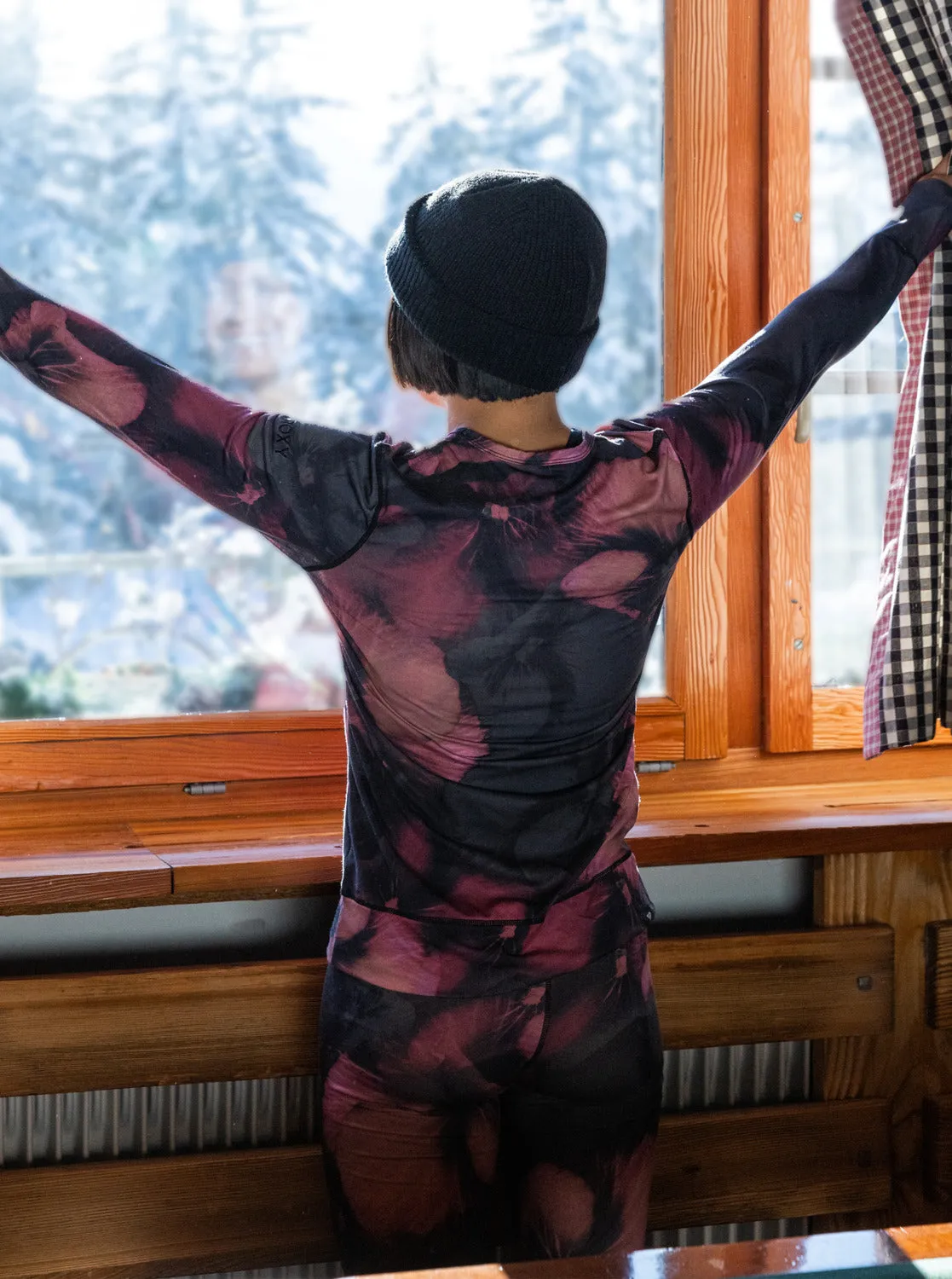 Daybreak Technical Base Layer Top - True Black Pansy Pansy sold by Roxy product image thumbnail 3