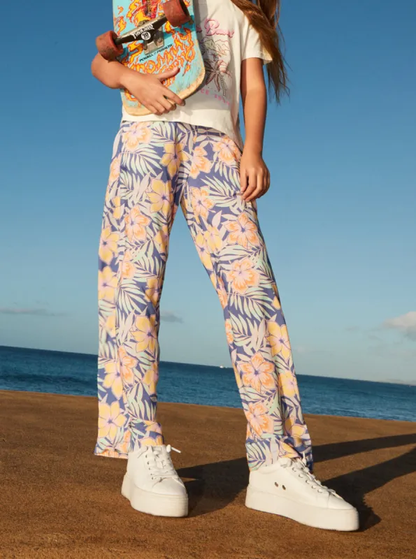 Girls 4-16 You Found Me Pants - Marlin Funky Palm sold by Roxy
