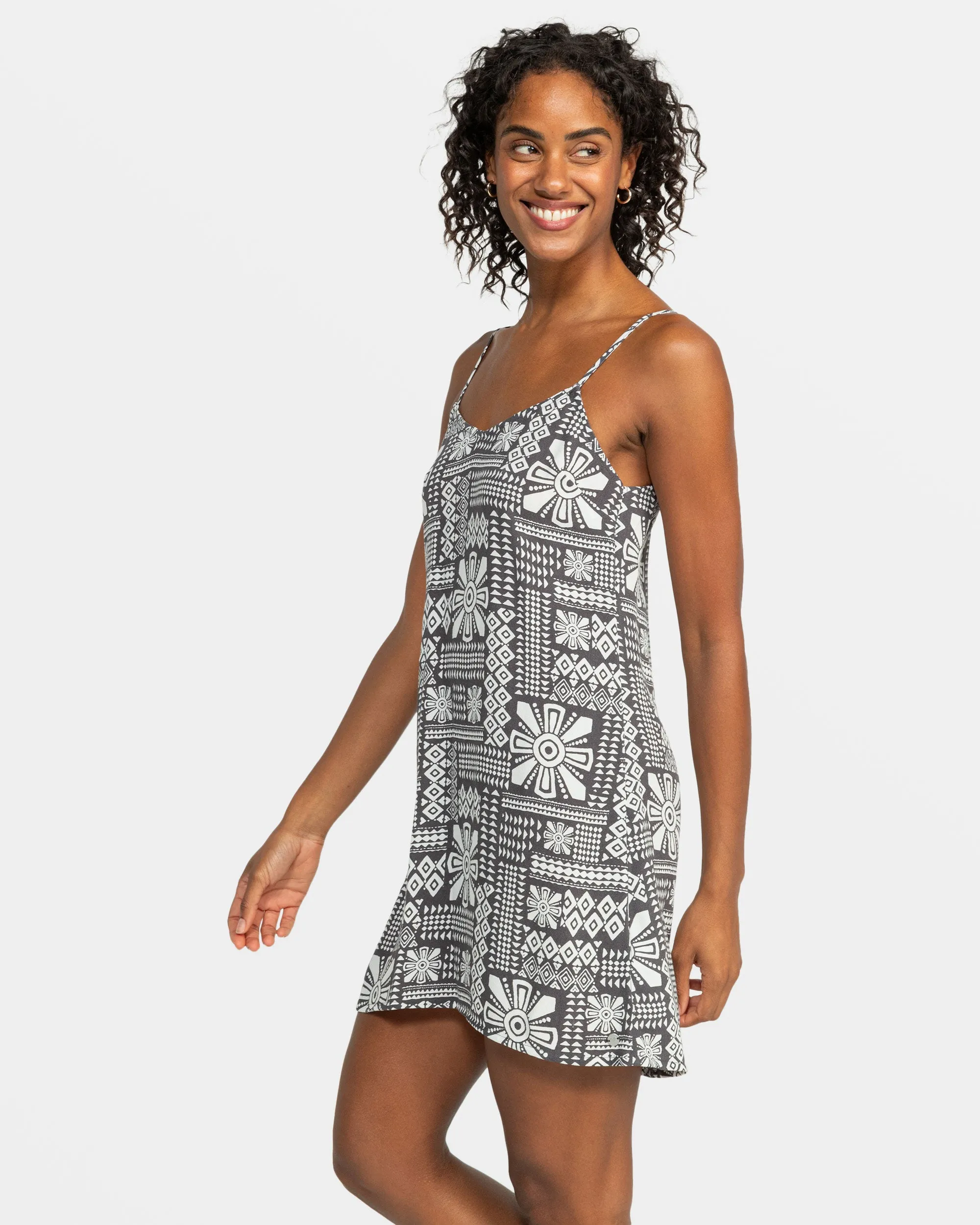 Shine A Light Mini Dress - Phantom Mo Rockin Vibe App sold by Roxy product image thumbnail 5