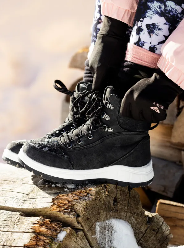 Karmel Lace-Up Boots - Black sold by Roxy