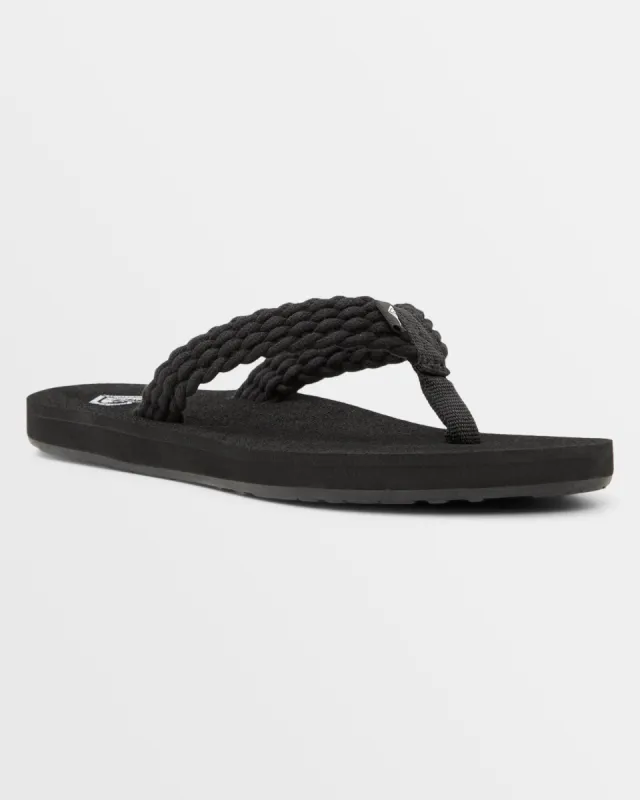Porto IV Sandals - Black sold by Roxy