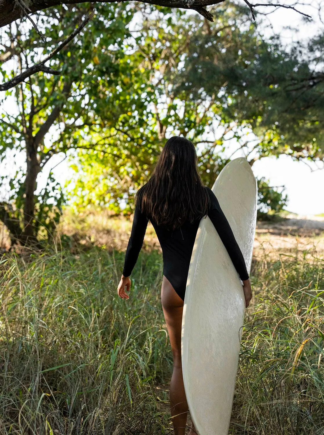 Essentials Long Sleeve One-Piece Swimsuit - Anthracite sold by Roxy product image thumbnail 3