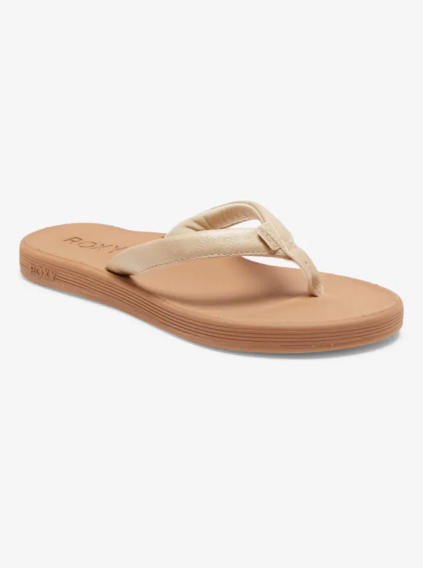Solana Sandals - Gold sold by Roxy