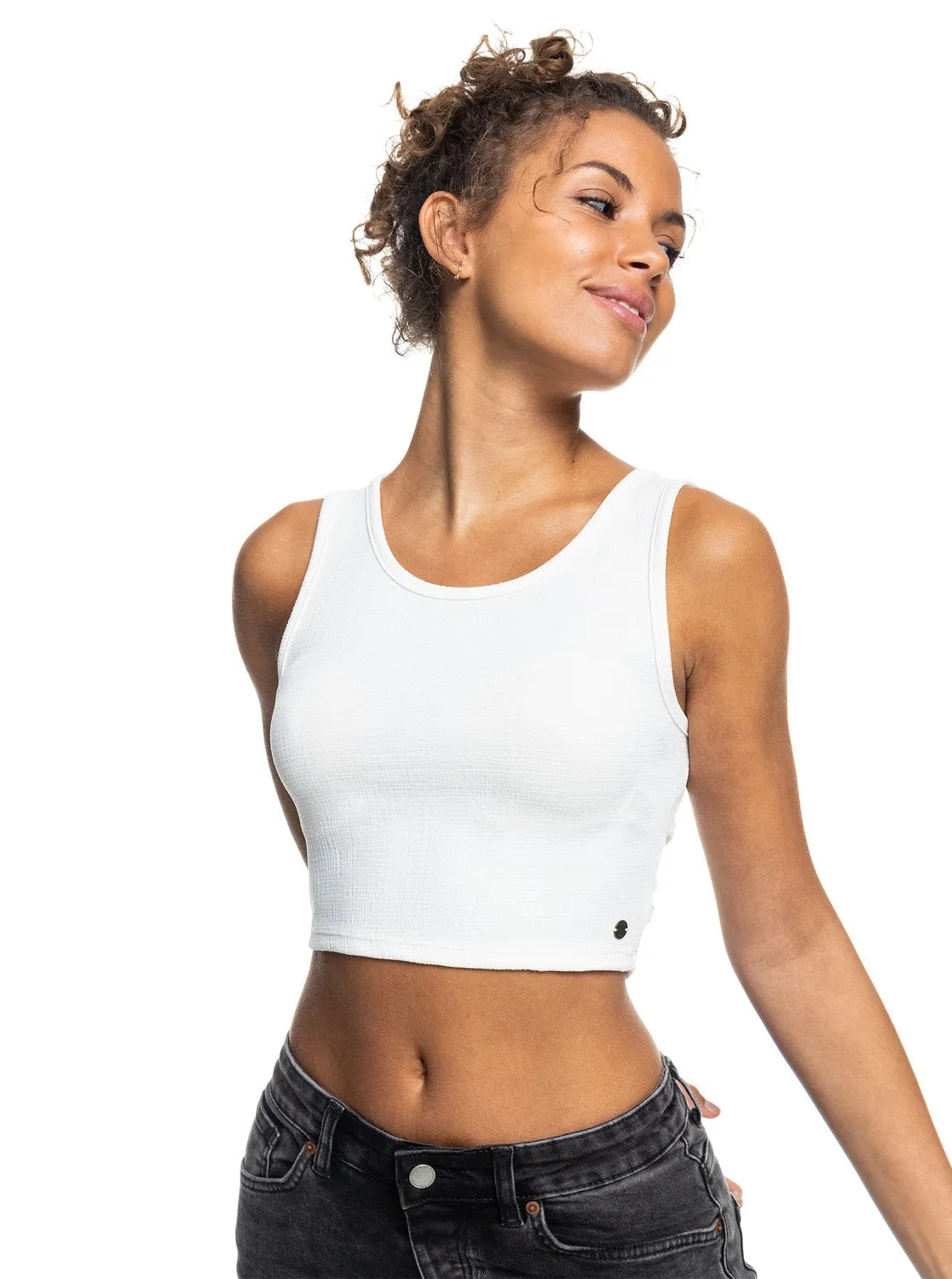 Good Keepsake Crop Top - Snow White sold by Roxy product image thumbnail 4