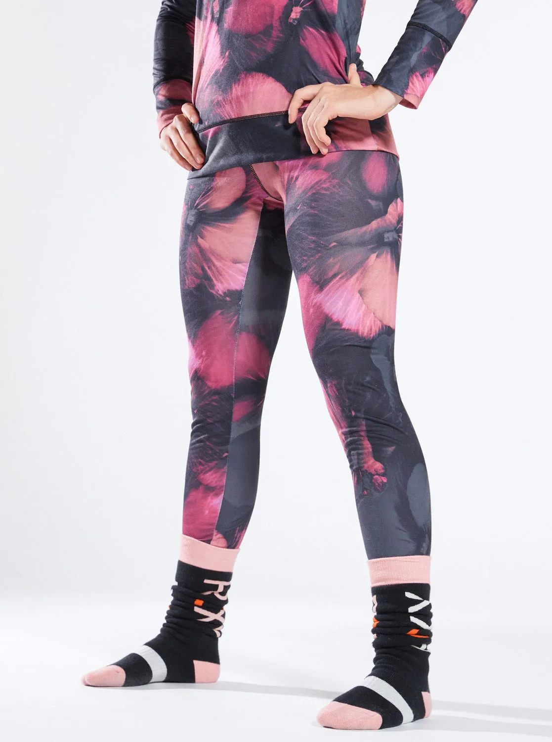 Daybreak Technical Base Layer Leggings - True Black Pansy Pansy sold by Roxy product image thumbnail 2