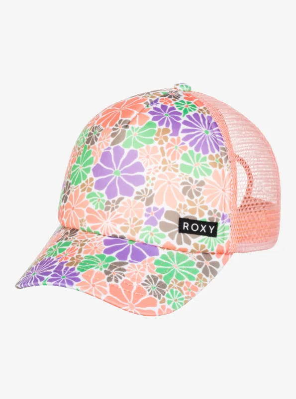 Girls 4-16 Honey Coconut Trucker Hat - White All About Sol Mini Rg sold by Roxy