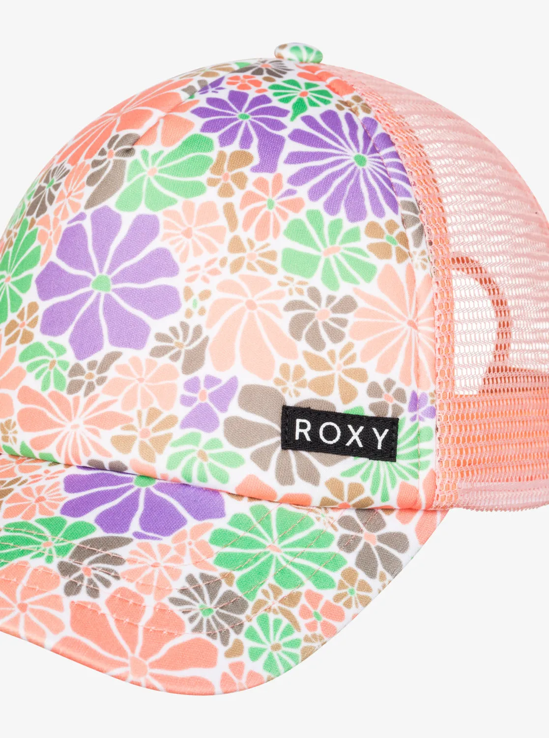 Girls 4-16 Honey Coconut Trucker Hat - White All About Sol Mini Rg sold by Roxy product image thumbnail 3