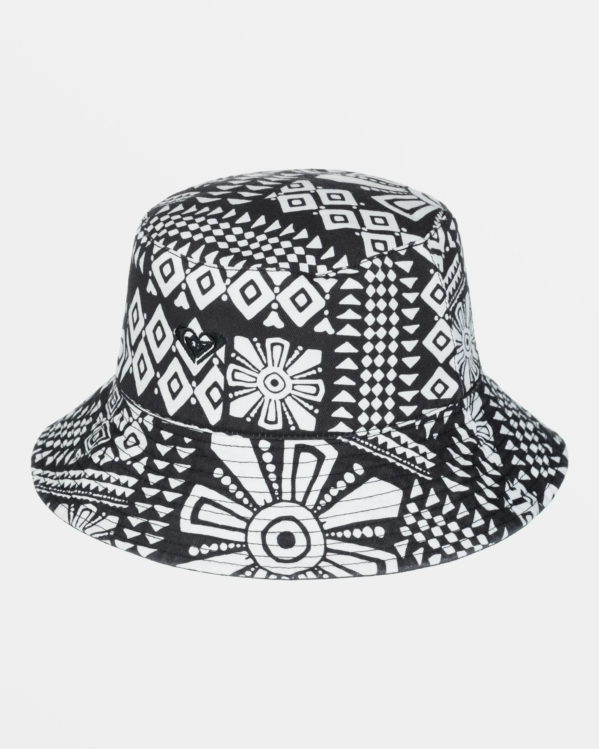 Jasmine Paradise Reversible Bucket Hat - Phantom Mo Rockin Vibe App sold by Roxy product image thumbnail 5