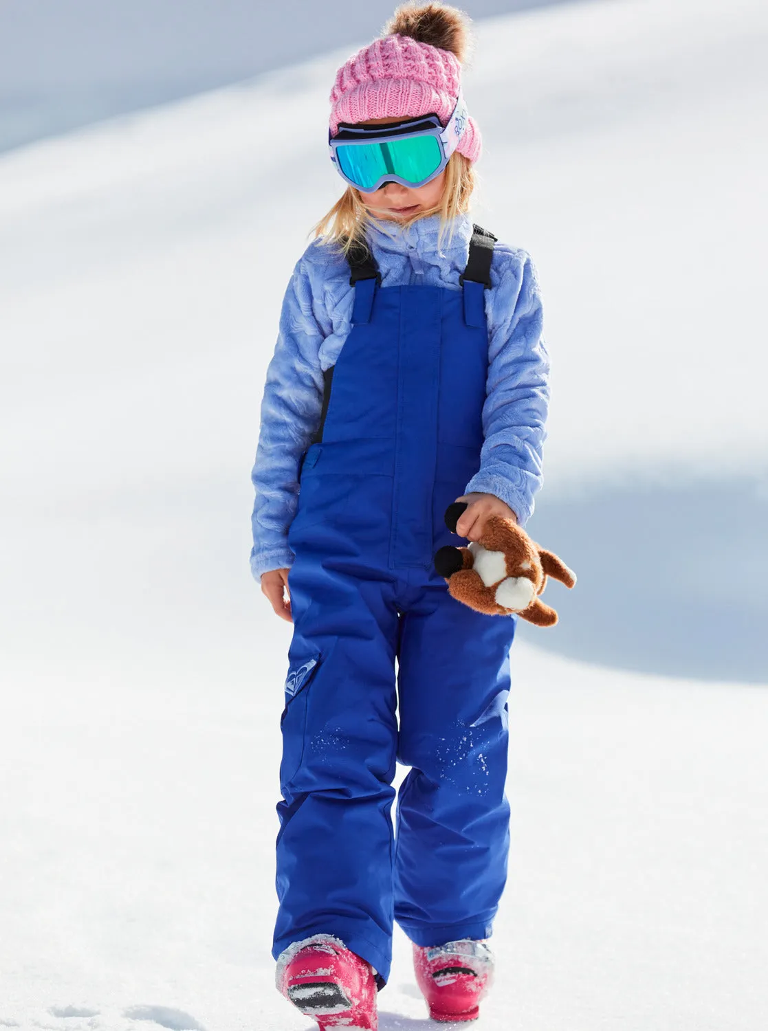 Girls 2-7 Lola Technical Snow Bib Pants - Bluing sold by Roxy product image thumbnail 4