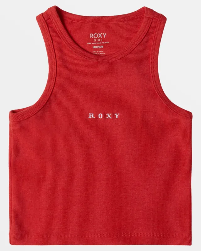 Girls 4-16 Roxify Ribbed Tank Top - Hibiscus sold by Roxy