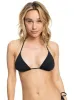 Beach Classics Tiki Triangle Bikini Top - Anthracite sold by Roxy
