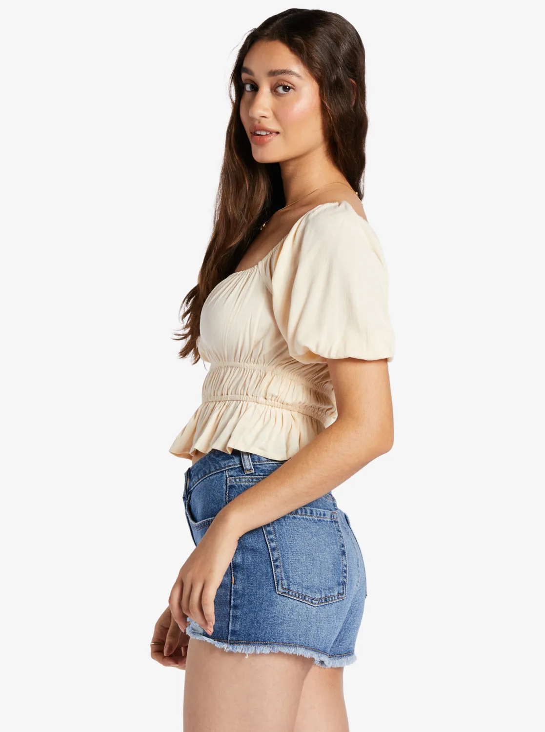 Warm Winds Crop Top - Tapioca sold by Roxy product image thumbnail 2