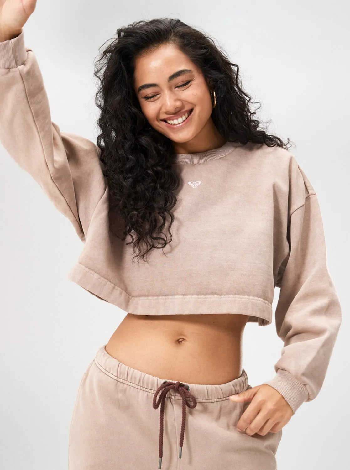 Surf Safari Sweatshirt - Bitter Chocolate sold by Roxy