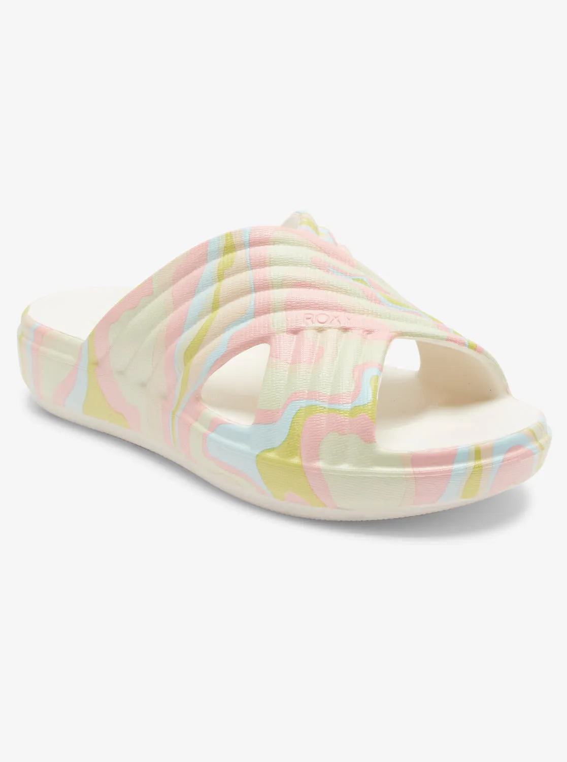 Roxy Rivie Print Sandals - Crazy Pink/Soft Lime sold by Roxy