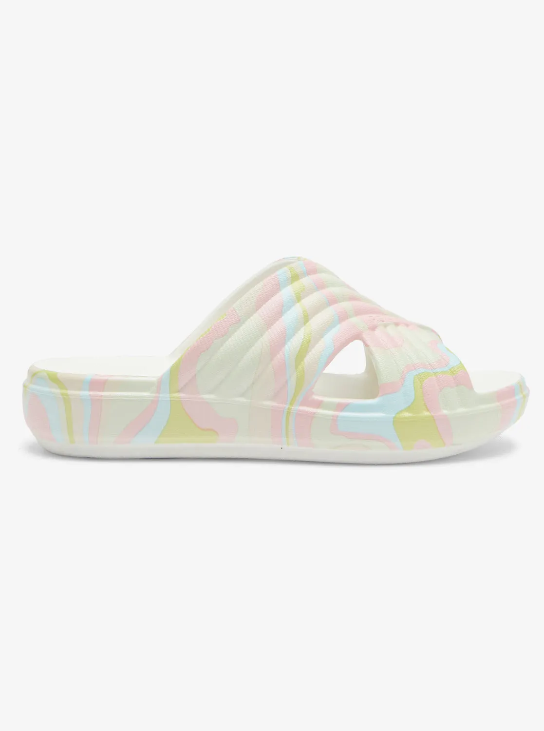Roxy Rivie Print Sandals - Crazy Pink/Soft Lime sold by Roxy product image thumbnail 2