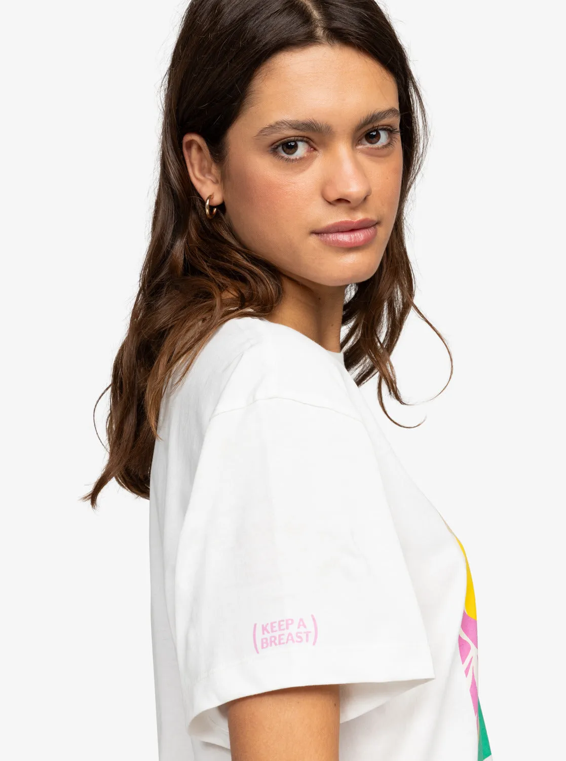 Keep A Breast Day T-Shirt - Snow White sold by Roxy product image thumbnail 4