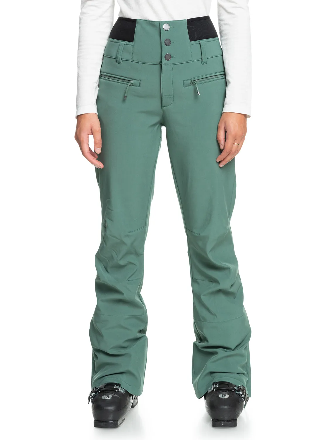 Rising High Technical Snow Pants - Dark Forest sold by Roxy