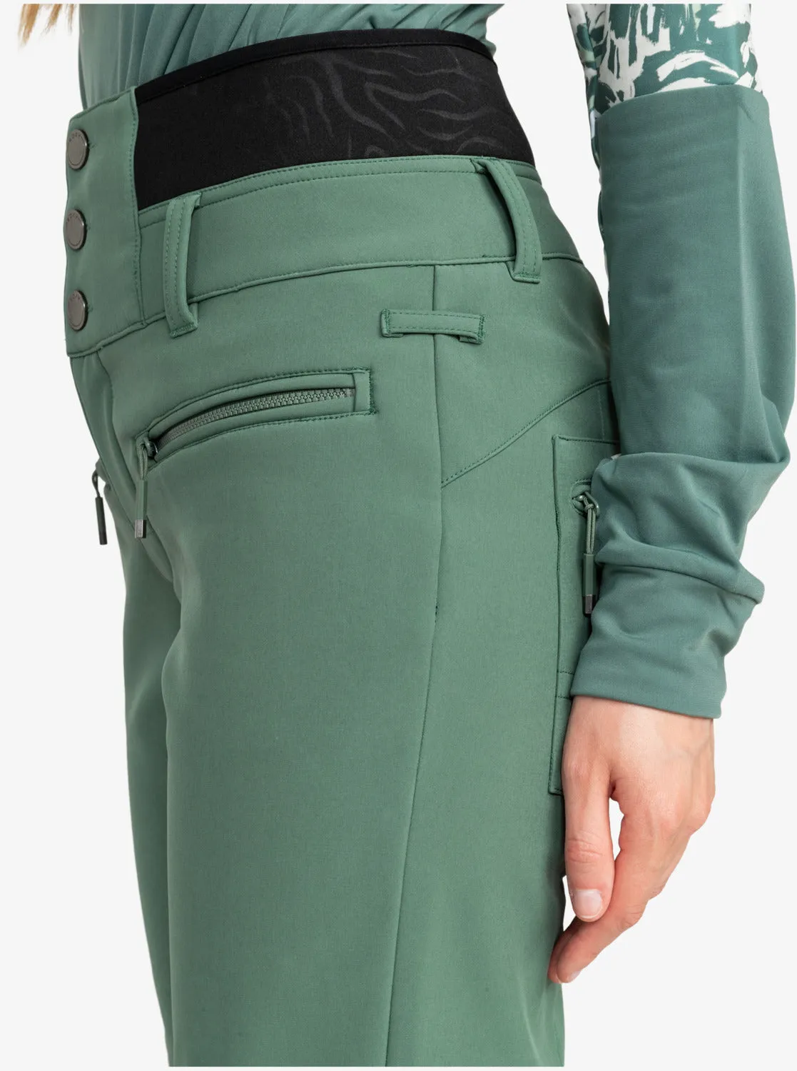 Rising High Technical Snow Pants - Dark Forest sold by Roxy product image thumbnail 3