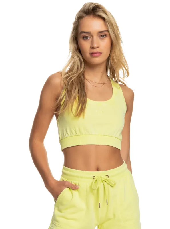 Taking It Easy Cropped Tank Top - Daiquiri Green sold by Roxy
