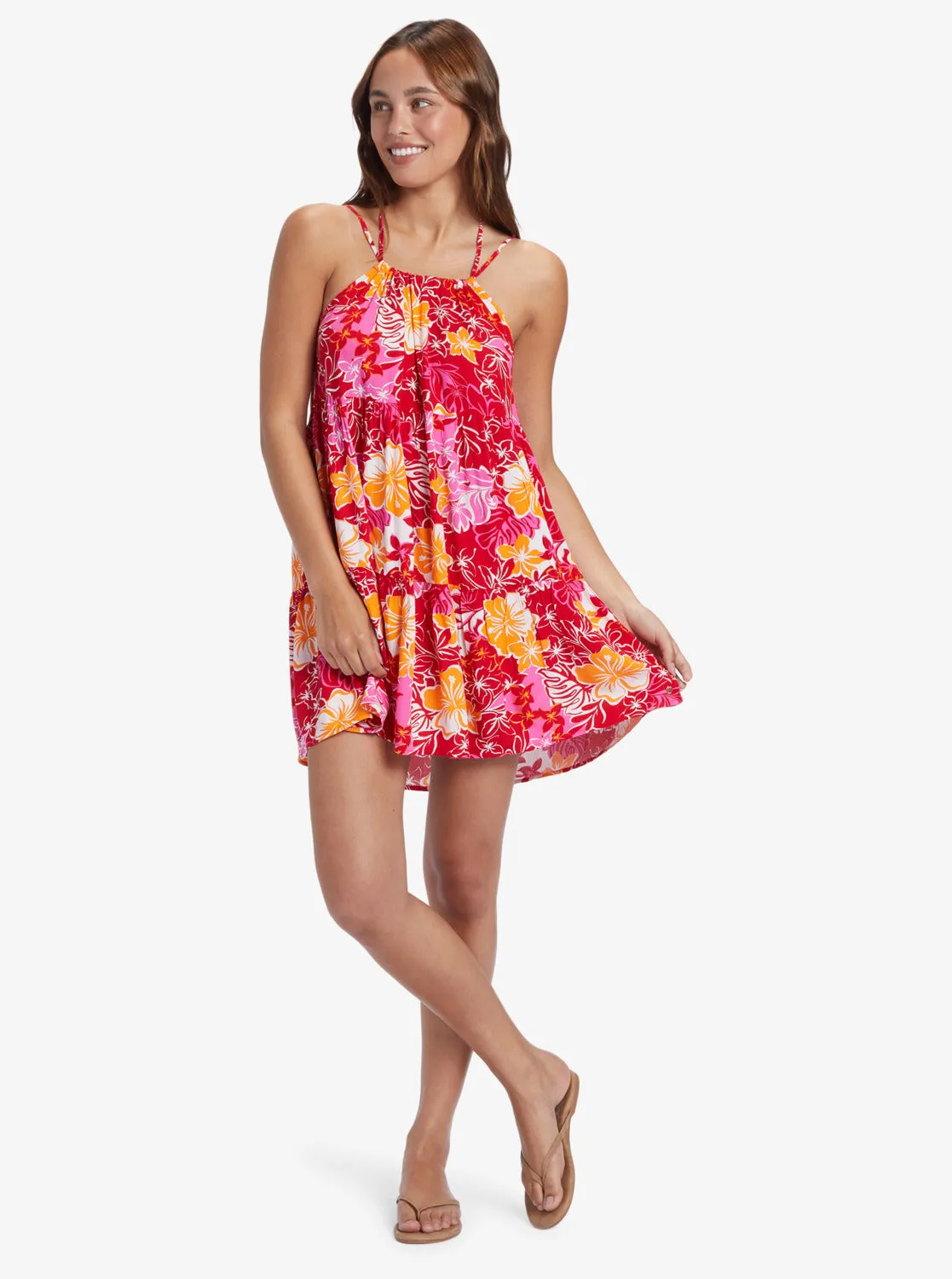 Evening Breeze Printed Tent Dress - Hilo Hibiscus sold by Roxy product image thumbnail 5