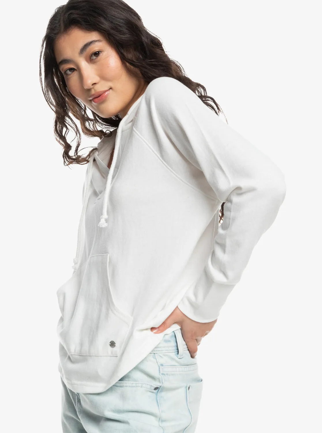 Destination Surf Long-Sleeve Hooded Top - Snow White sold by Roxy product image thumbnail 2