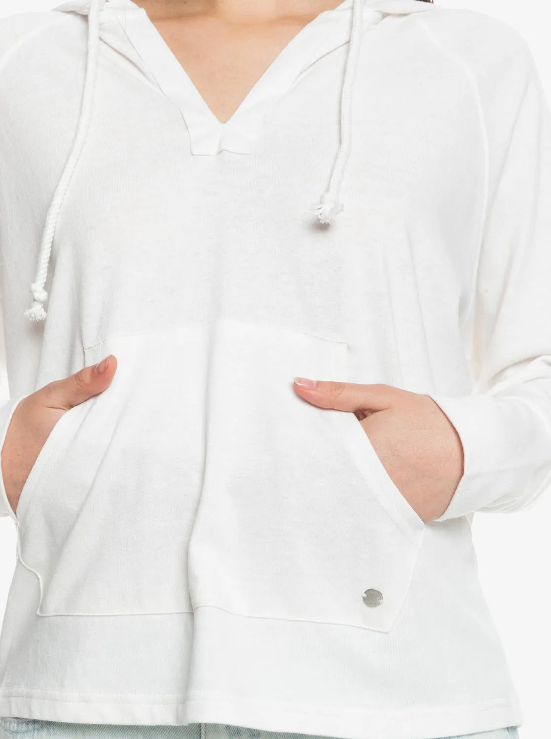 Destination Surf Long-Sleeve Hooded Top - Snow White sold by Roxy product image thumbnail 3