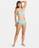 Printed Beach Classics Side Tie Moderate Bikini Bottom - Maui Blue Margarita sold by Roxy