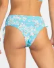 Printed Beach Classics Side Tie Moderate Bikini Bottom - Maui Blue Margarita sold by Roxy