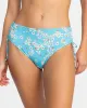 Printed Beach Classics Side Tie Moderate Bikini Bottom - Maui Blue Margarita sold by Roxy