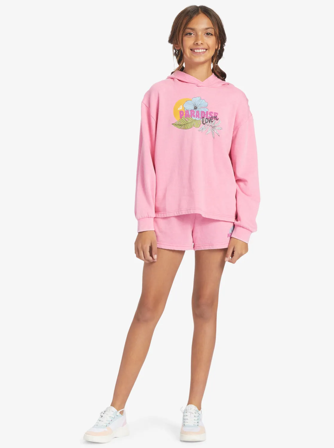 Girls 4-16 Sun My Sweet Sun B Oversized Hoodie - Sachet Pink sold by Roxy product image thumbnail 4