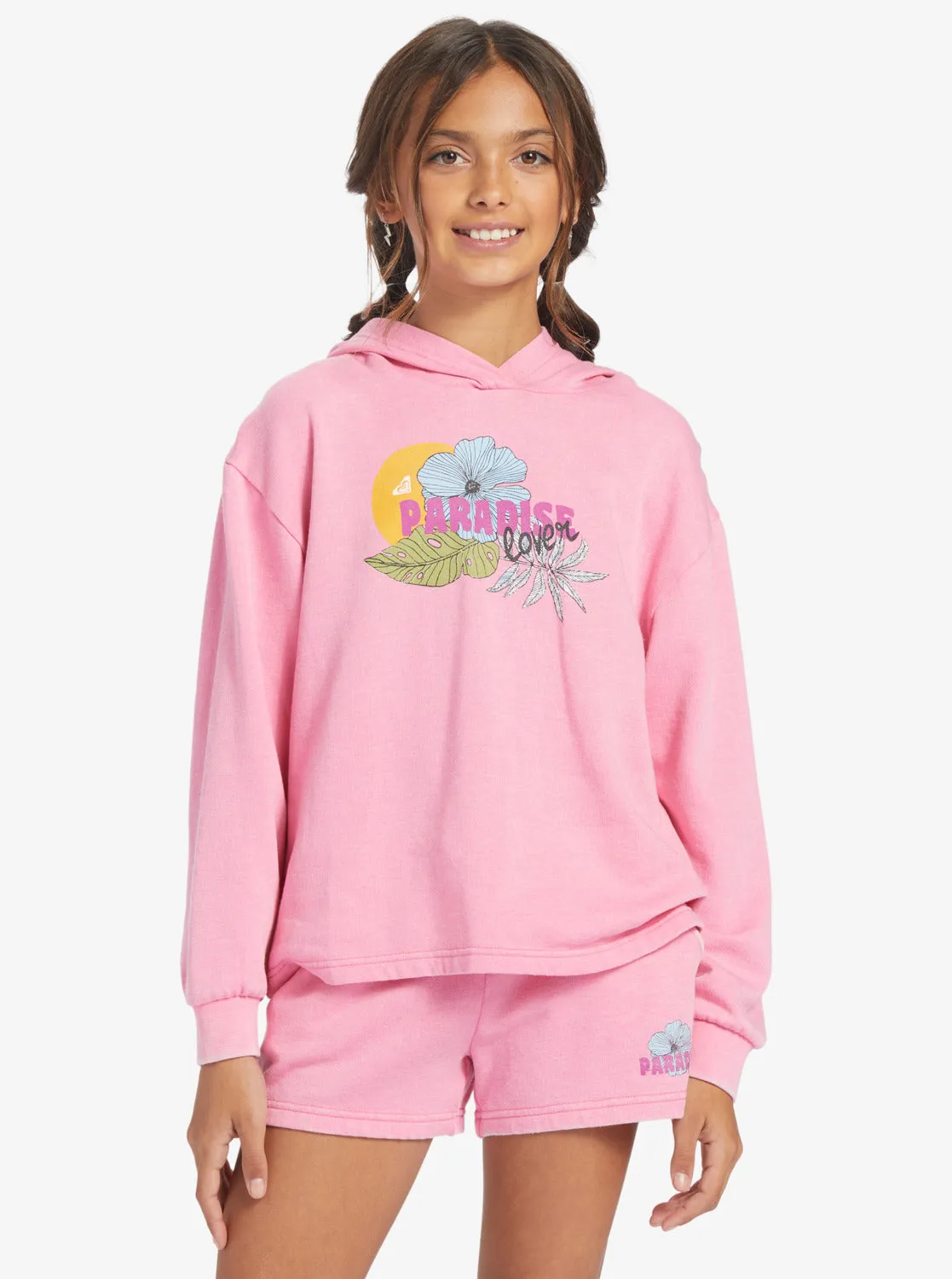 Girls 4-16 Sun My Sweet Sun B Oversized Hoodie - Sachet Pink sold by Roxy