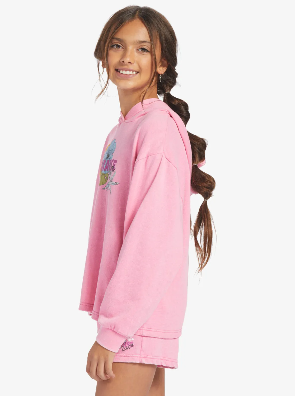 Girls 4-16 Sun My Sweet Sun B Oversized Hoodie - Sachet Pink sold by Roxy product image thumbnail 2