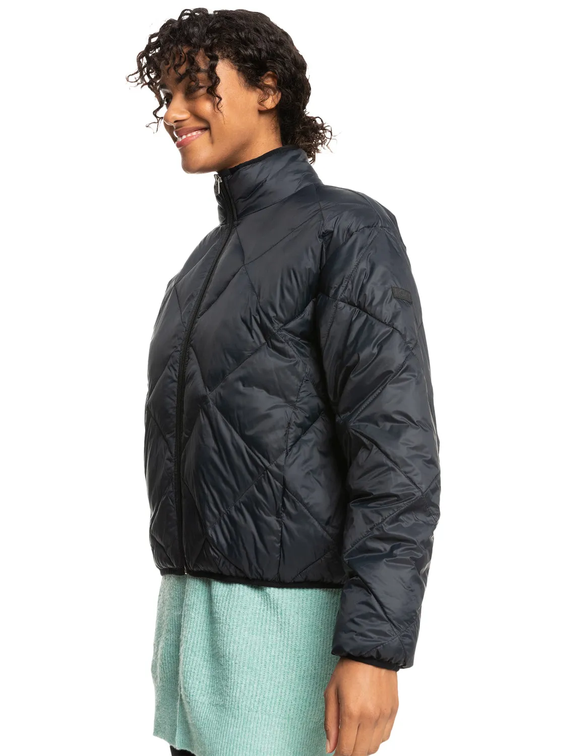 Wind Swept Lightweight Padded Packable Jacket - Anthracite sold by Roxy product image thumbnail 2