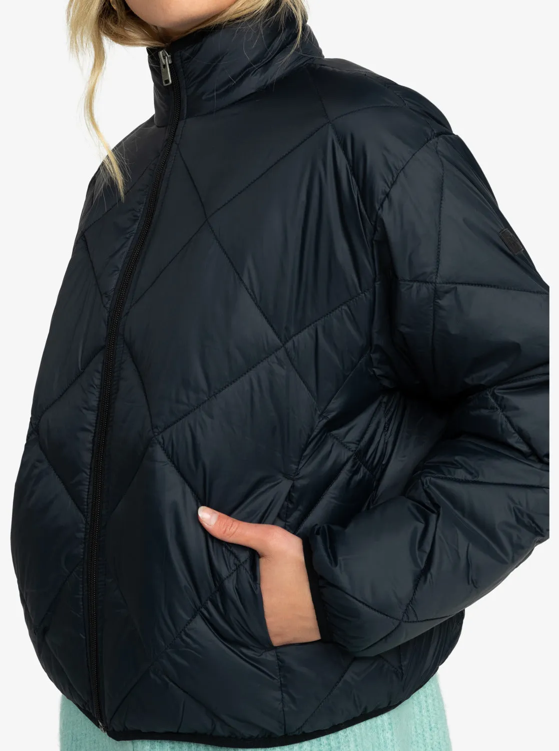 Wind Swept Lightweight Padded Packable Jacket - Anthracite sold by Roxy product image thumbnail 4
