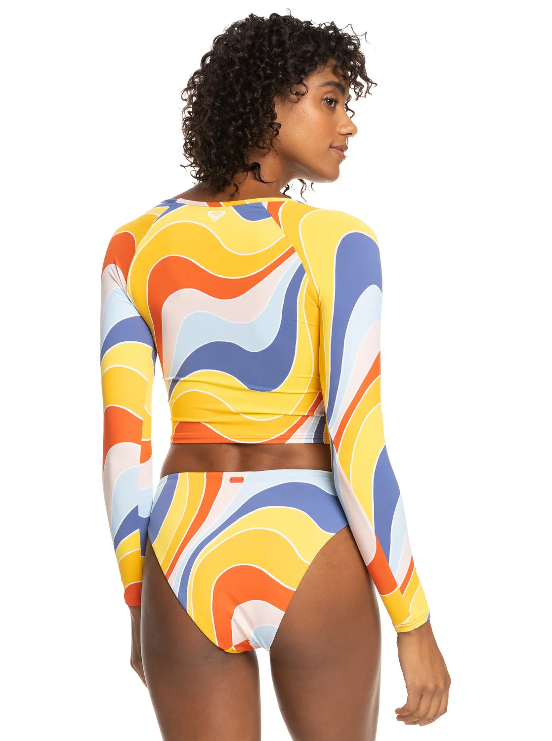 Crop Top Long Sleeve Rashguard - Tiger Lily Cruz sold by Roxy product image thumbnail 4